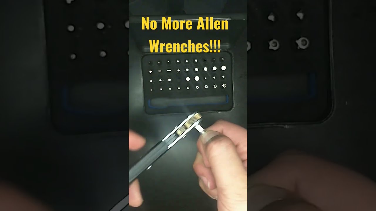 NO MORE ALLEN WRENCHES. Ratcheting low profile screwdriver + regular screwdriver!! #tools  #office