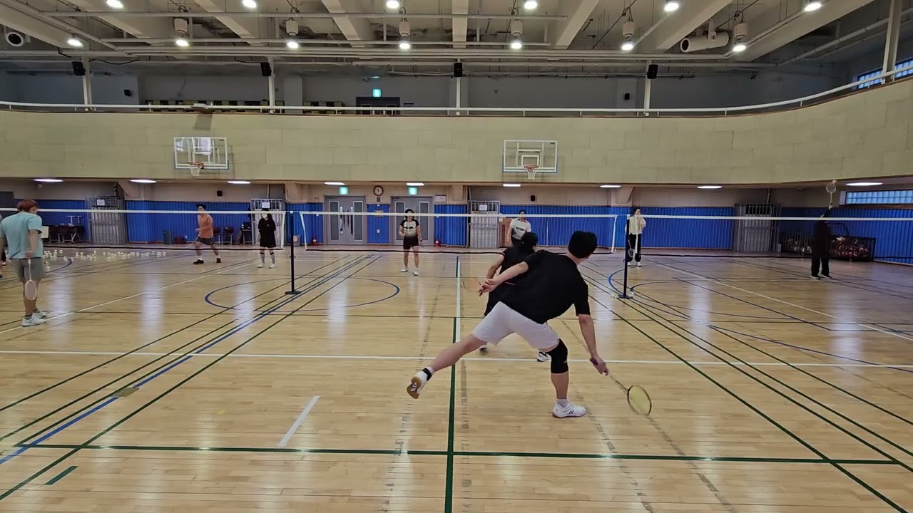 260202(한필님.신규회원님)VS(조윤정님.지훈님)#배드민턴 경기영상