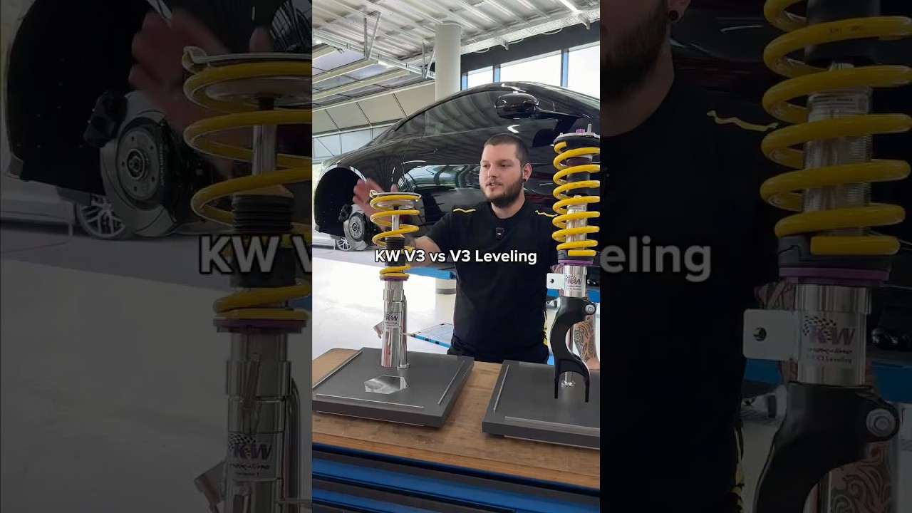 KW V3 vs. KW V3 Leveling &ndash; Welches Fahrwerk passt zu dir? 🚗💨 #KWV3 #kwsuspension #shorts