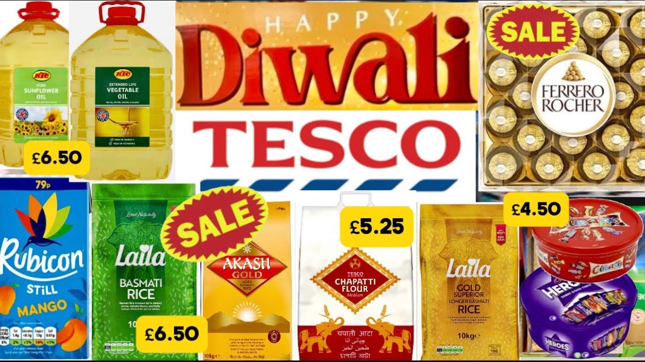 Diwali Sale at Tesco 2025 . Diwali Best Offer Tesco Special . Walking Tour .