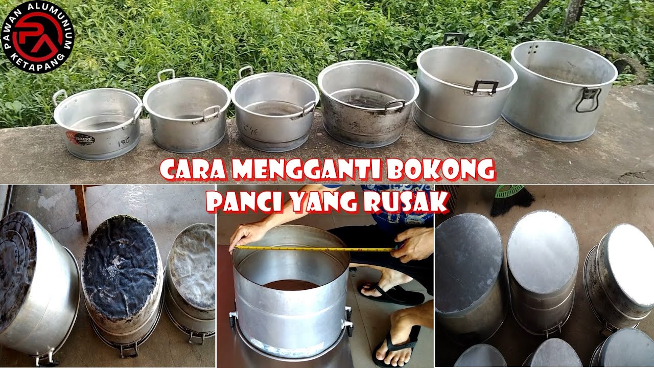 Cara Mengganti Bokong Panci Yang Rusak | Cara Service Panci Bocor