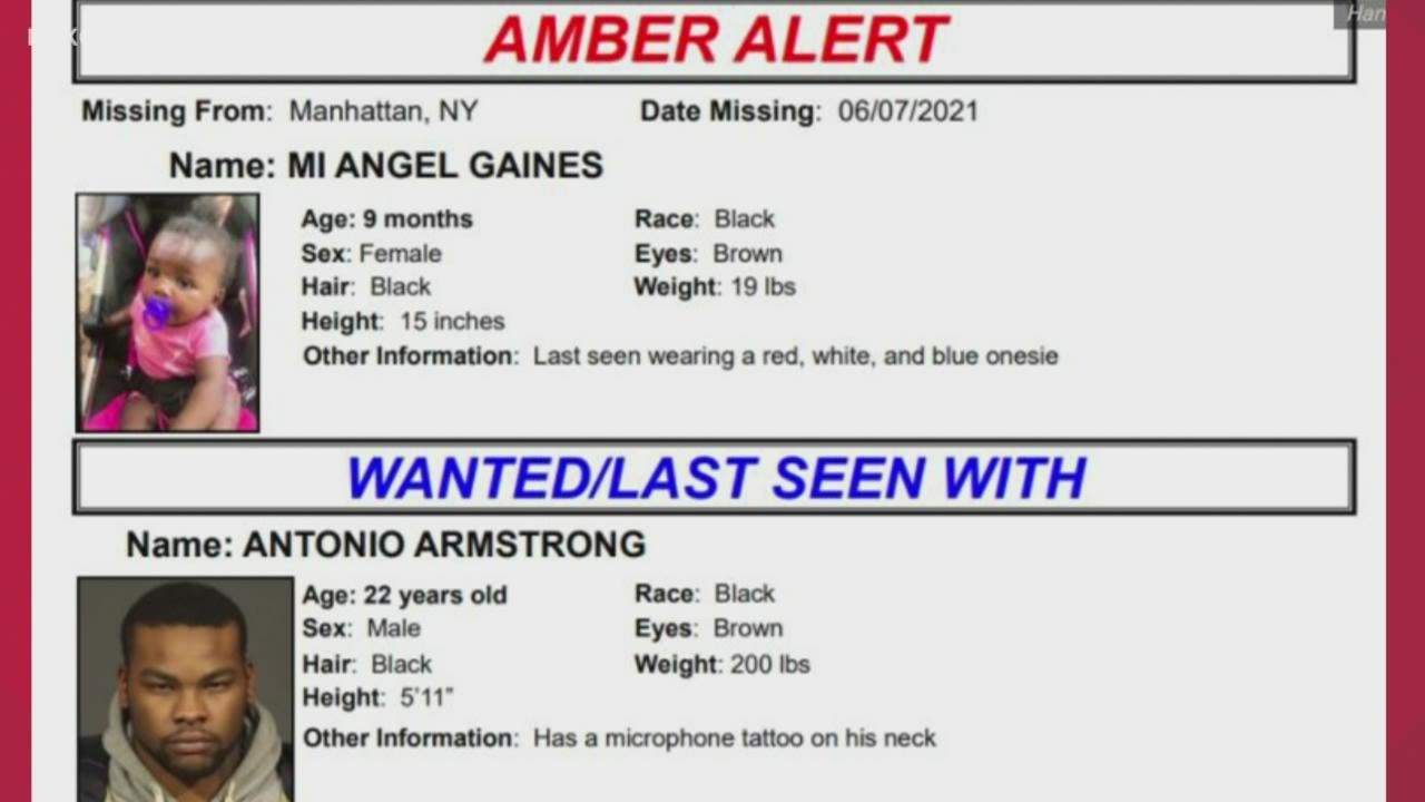 AMBER Alert issued for baby kidnapped in Manhattan