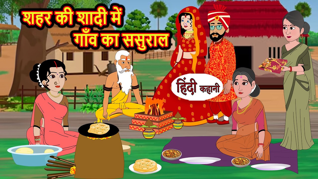 शहर की शादी में गाँव का ससुराल Bedtime Stories | Moral Story | Kahani | Stories in Hindi | Storytime