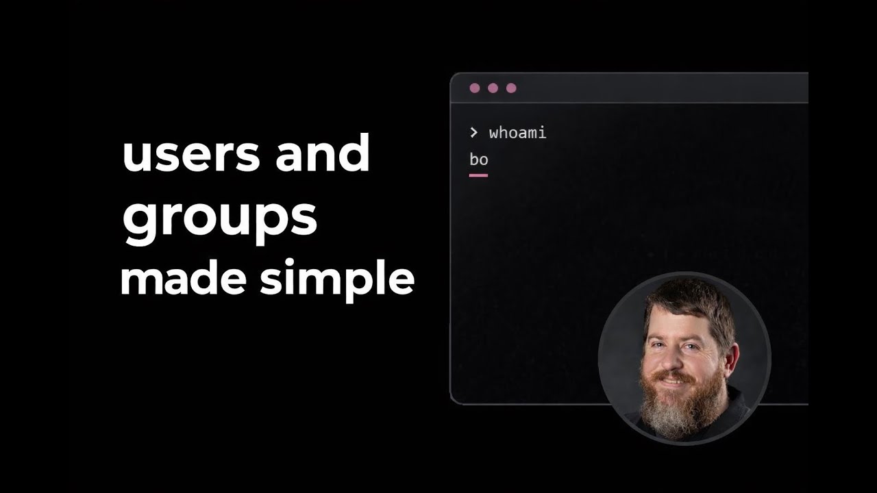 users and groups made simple