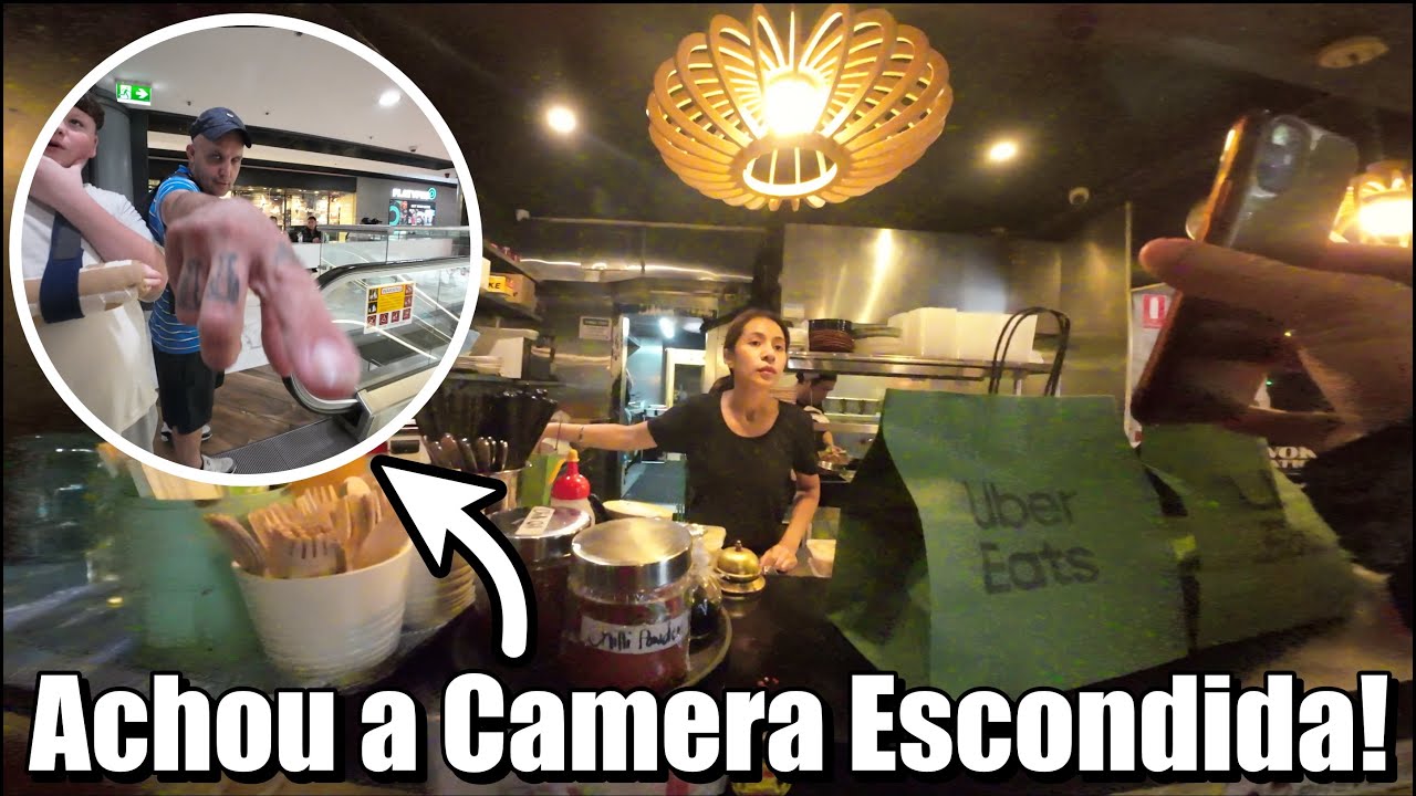Fazendo Uber Eats na Austrália| DEU RUIM FUI PEGO NO FLAGRA GRAVANDO