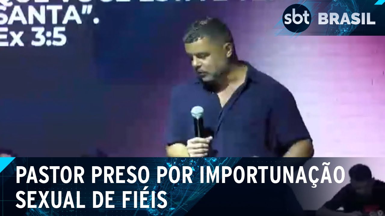 Davi Passamani é preso por importunação sexual de fiéis | SBT Brasil (05/04/24)
