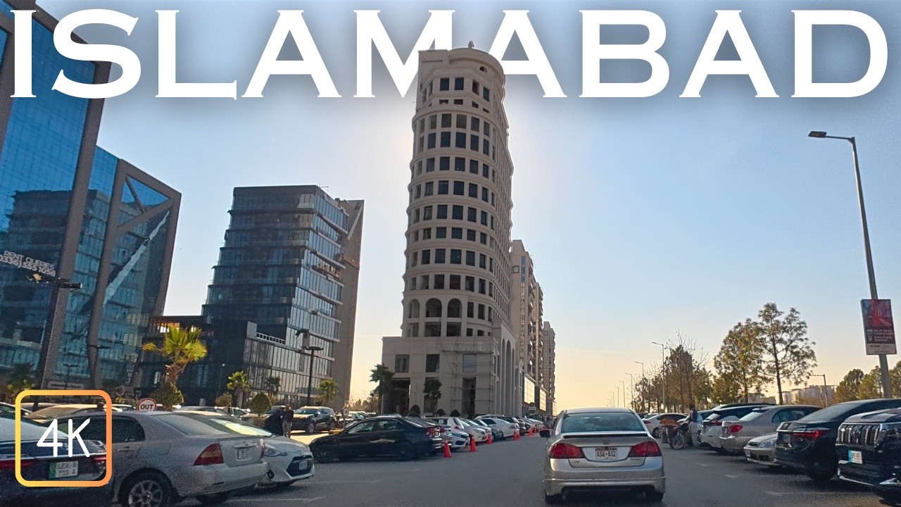 Pakistan Driving Tour - Exploring The Streets of Islamabad in 4K
