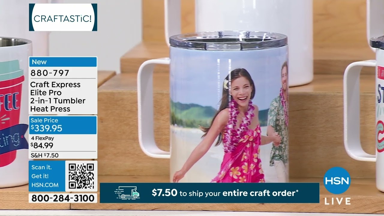 Craft Express Elite Pro 2in1 Tumbler Heat Press