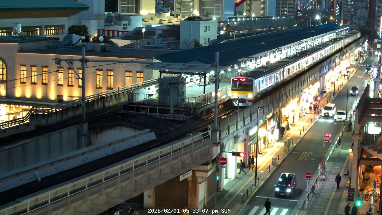 Tokyo Ryogoku 4K | Sumo Town City View | Traditional Japan | Archive 2026-02-01