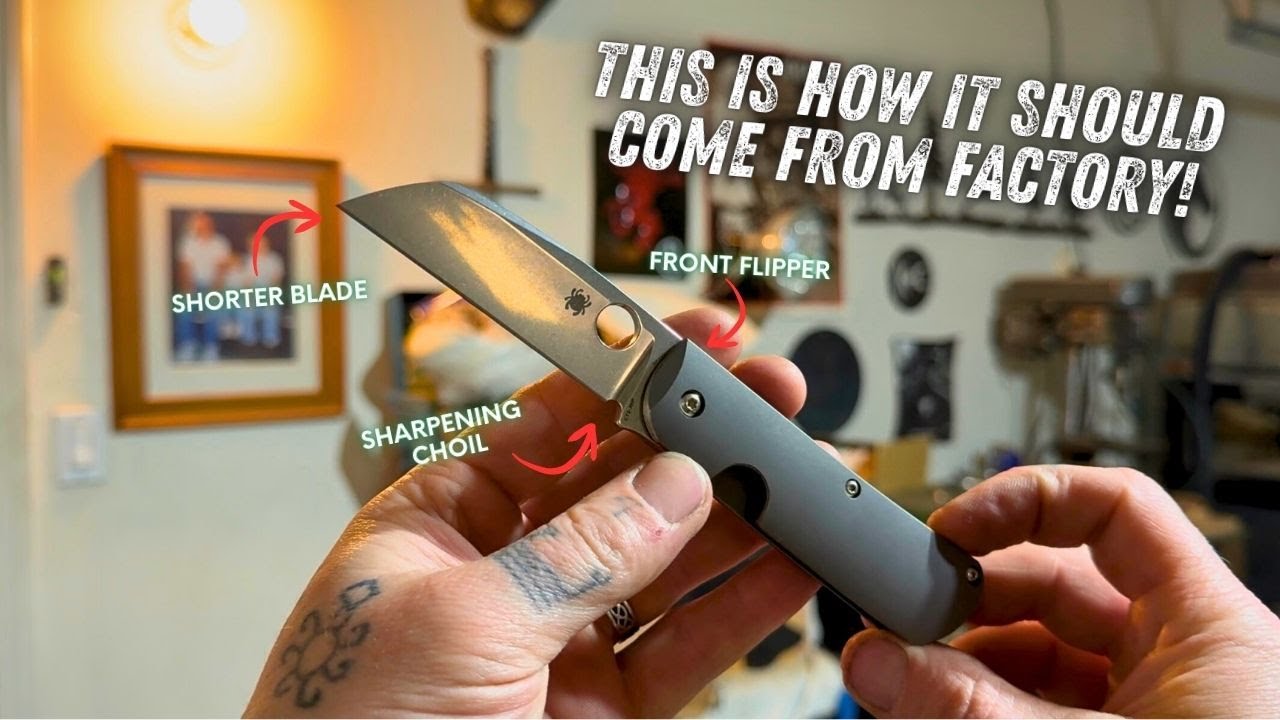 Как укоротить ружье Spyderco Swayback