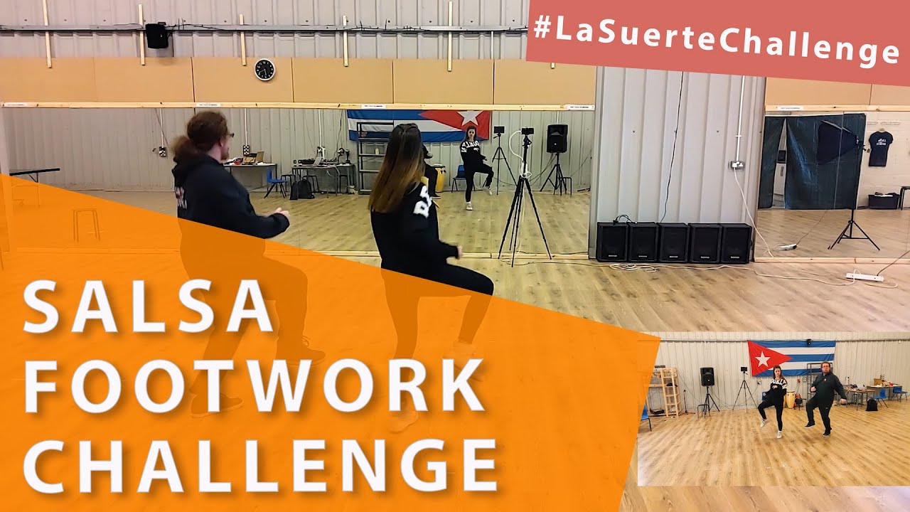 Salsa footwork challenge - Happy feet #LaSuerteChallenge