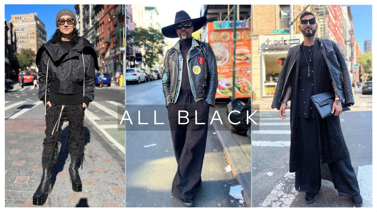 What People Are Wearing in New York? - #ALLBLACK (Street Style NYC)