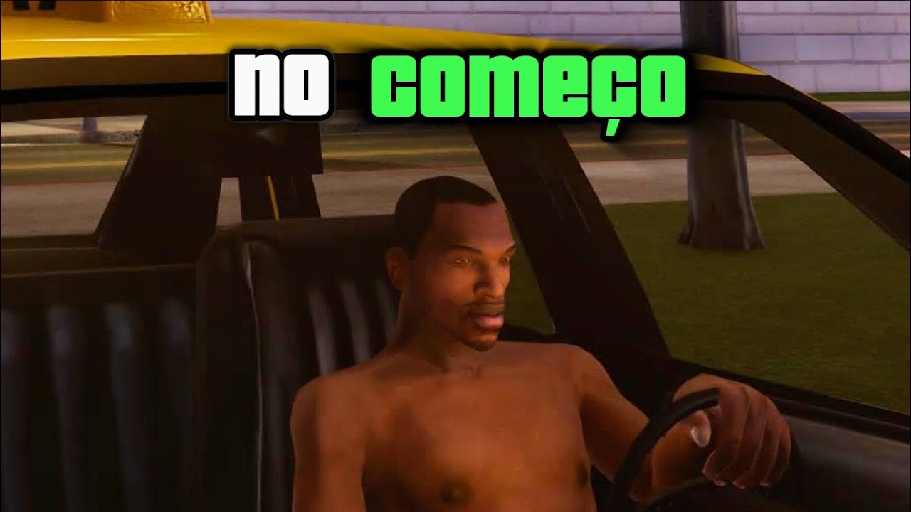 Sendo TAXÍSTA ANTES DA PRIMEIRA MISSÃO do GTA San Andreas.