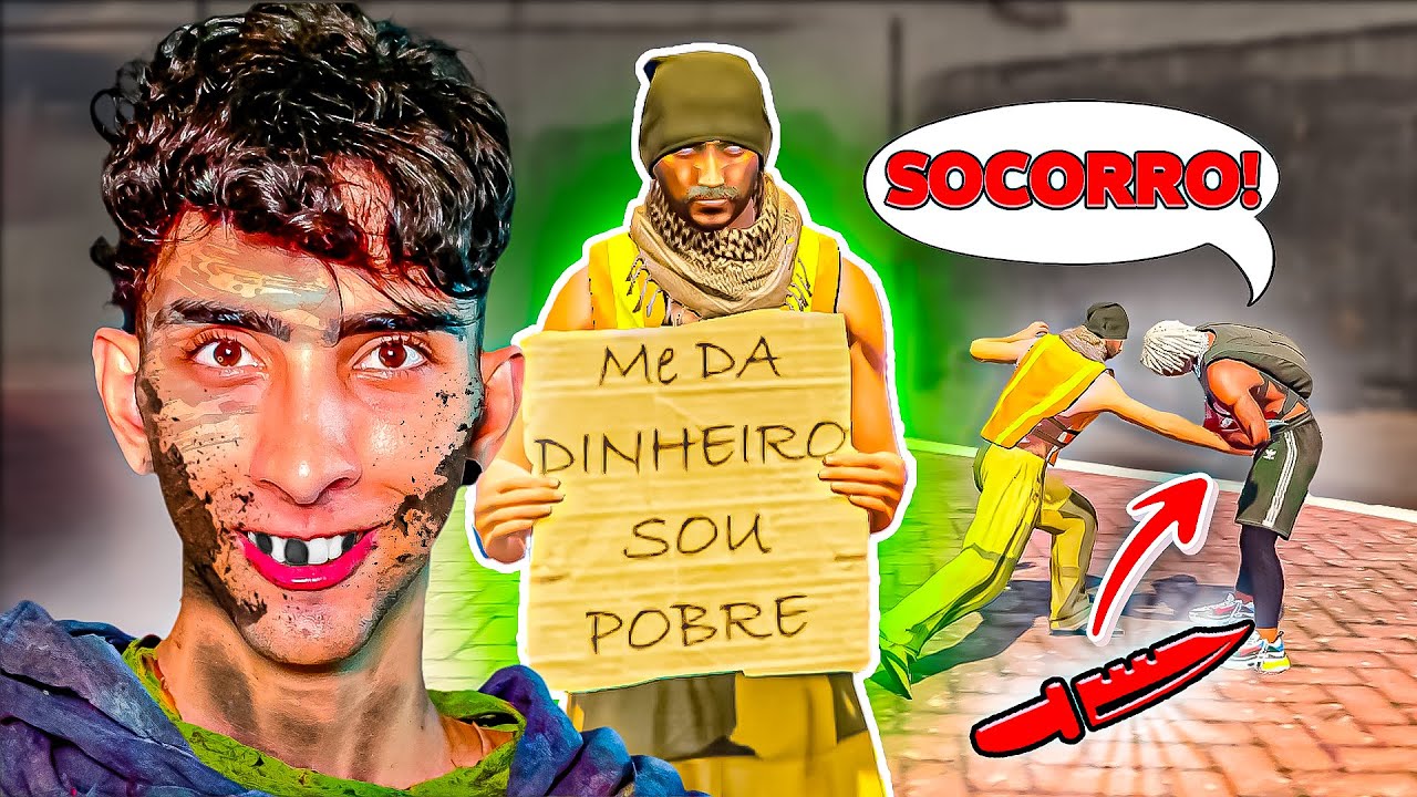 AJUDE O MENDIGO OU PAGUE COM A VIDA no GTA RP