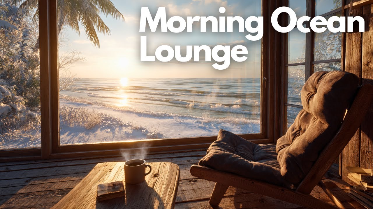 Winter Lounge Moments with Coffee & Sunrise | Morning Ocean Lounge