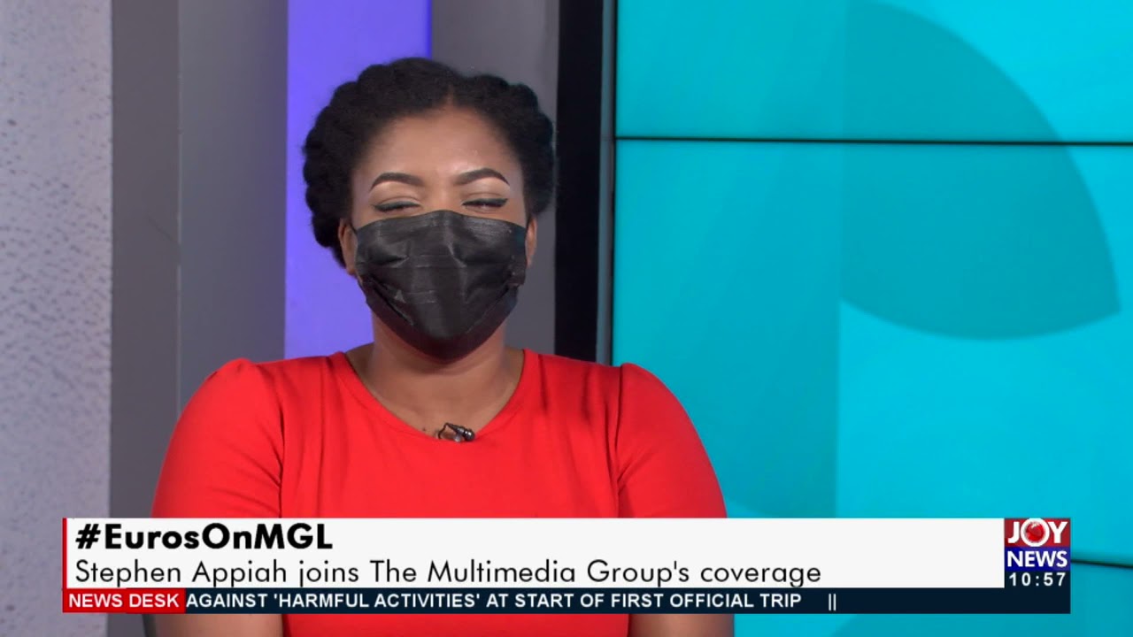 #EurosOnMGL: Stephen Appiah joins The Multimedia Group&rsquo;s coverage - Sports Desk on JoyNews (10-6-21)
