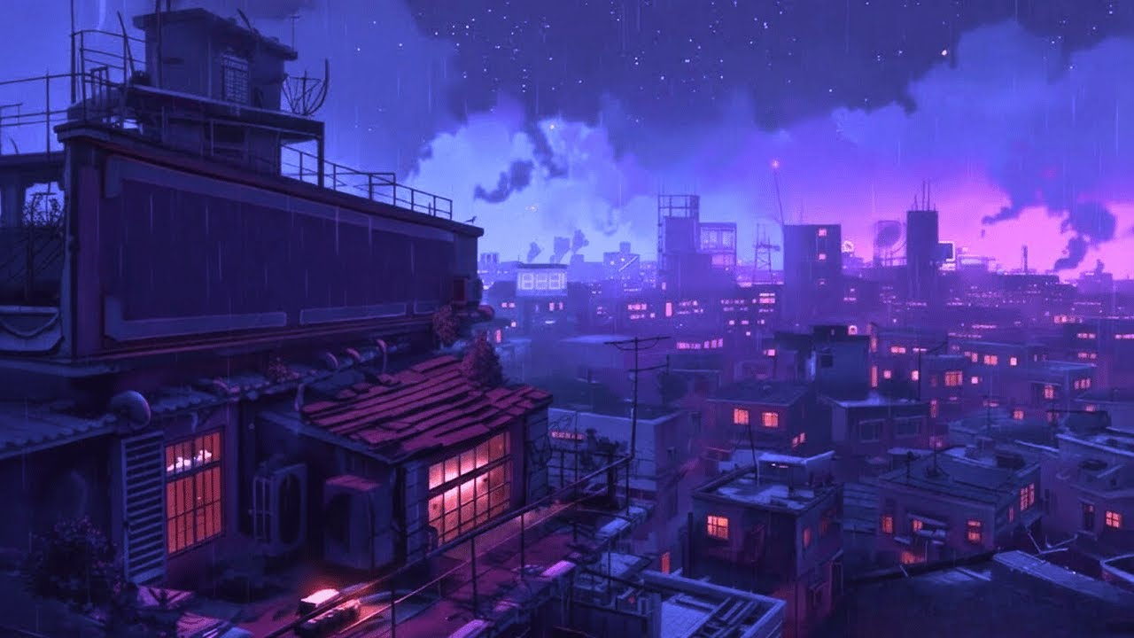 lofi Night City Japan 🌃 | Rain Sounds & Chill Beats 24/7 (LIVE)