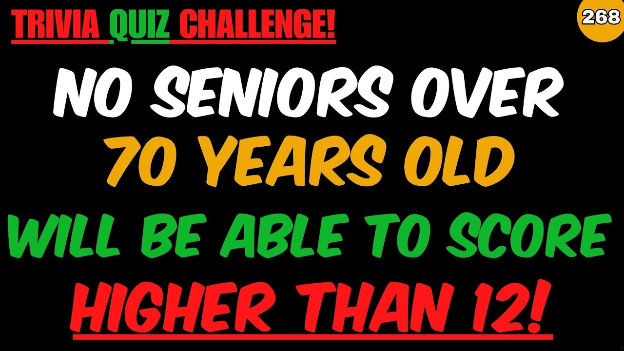 SENIORS WHO SCORE HIGHER THAN 12 HAVE THE BRILLIANT MEMORY | GENERAL KNOWLEDGE | EDUCATION