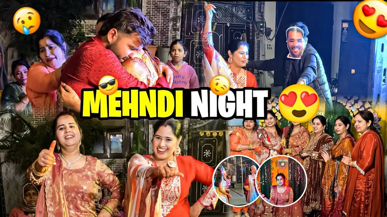 Mehndi & Dj night 😘||Deepanshirana #viral #dance #wedding #shadi #viral #vlog 