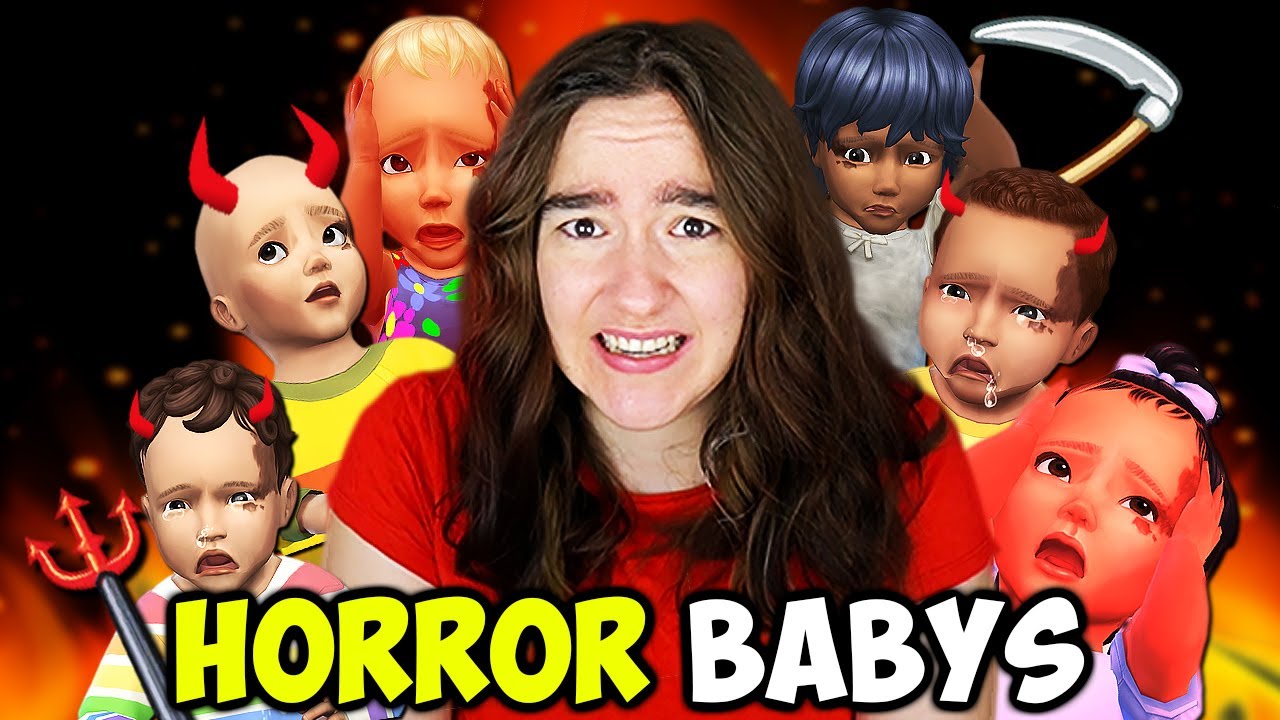 DAS passiert, wenn man 6 HORROR BABYS gro&szlig;ziehen muss!! 😈😳 Die Sims 4 Nesmeralda