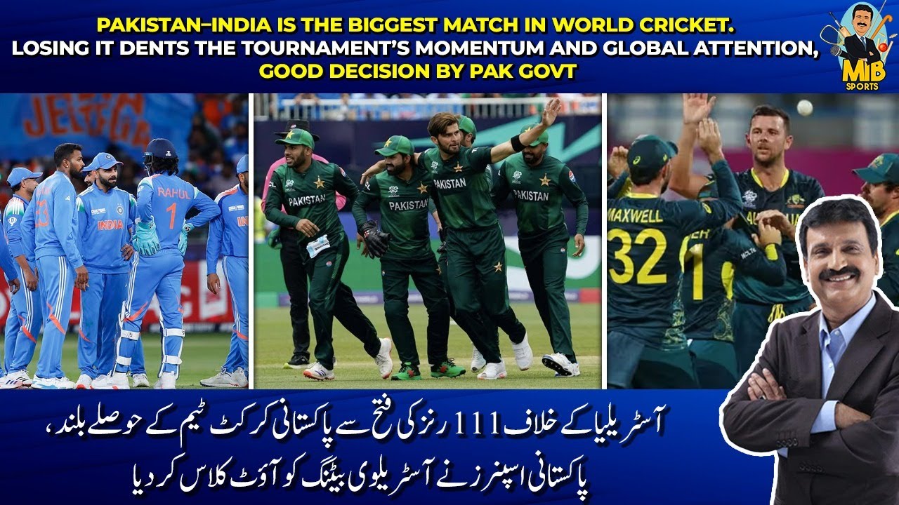 Pakistan–India is the biggest match in world cricket. Losing it dents the tournament’s momentum