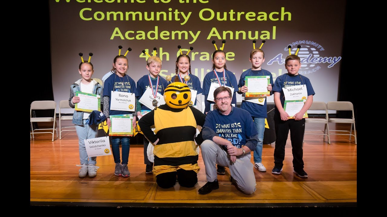 COA Spelling Bee 4th grade - March 28, 2019