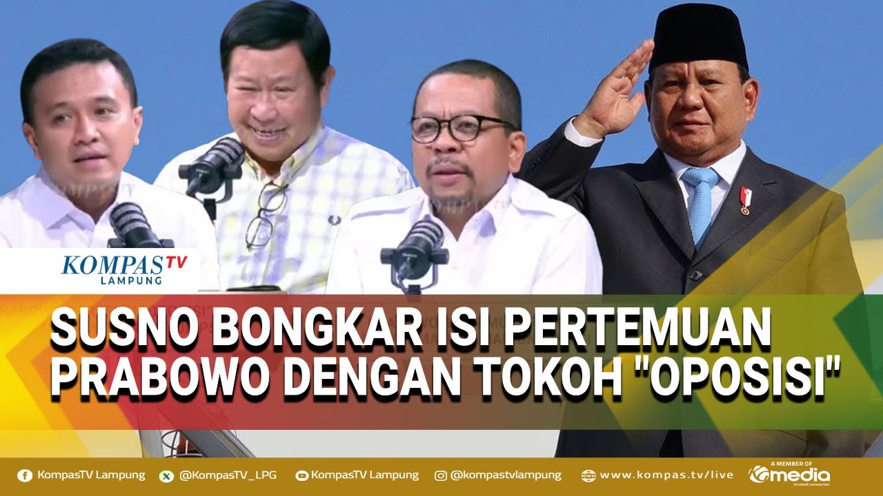 Isi Pertemuan Prabowo dan Tokoh Oposisi di Kertanegara Diungkap Susno Duadji