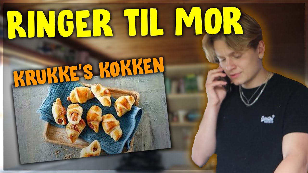 PØLSEHORN MED RØDE PØLSER! | Krukke's Køkken Dansk #2