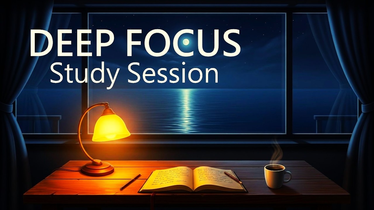 Deep Focus Piano for Study – 6 Hours Calm Background Music for Work (No Distractions)