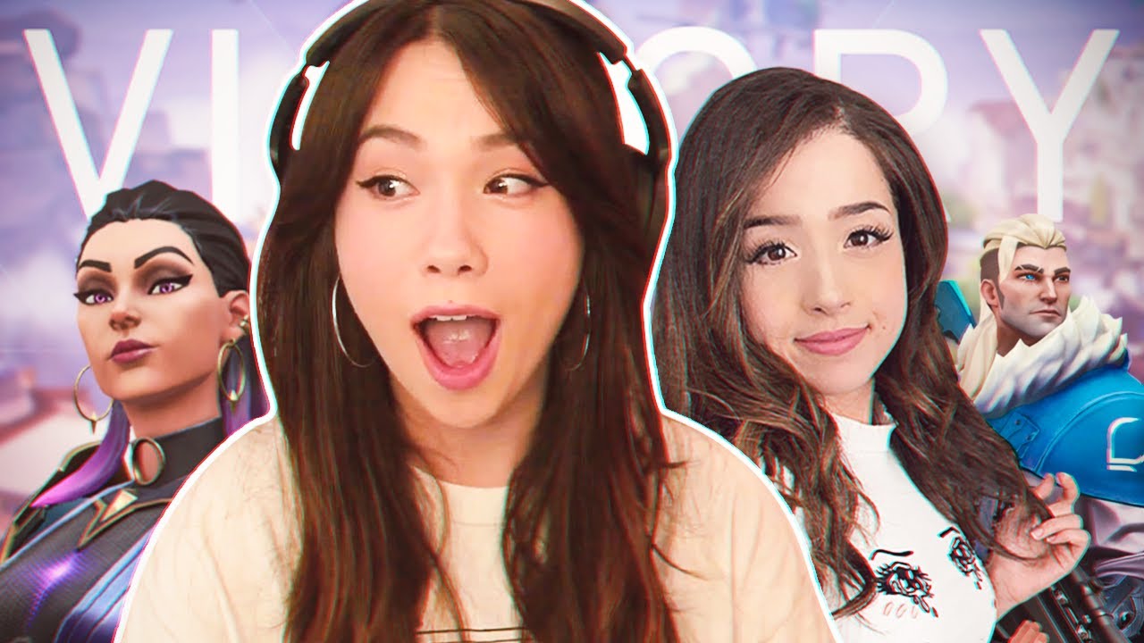 i clutched that round with just 2 HP?! ft. Pokimane