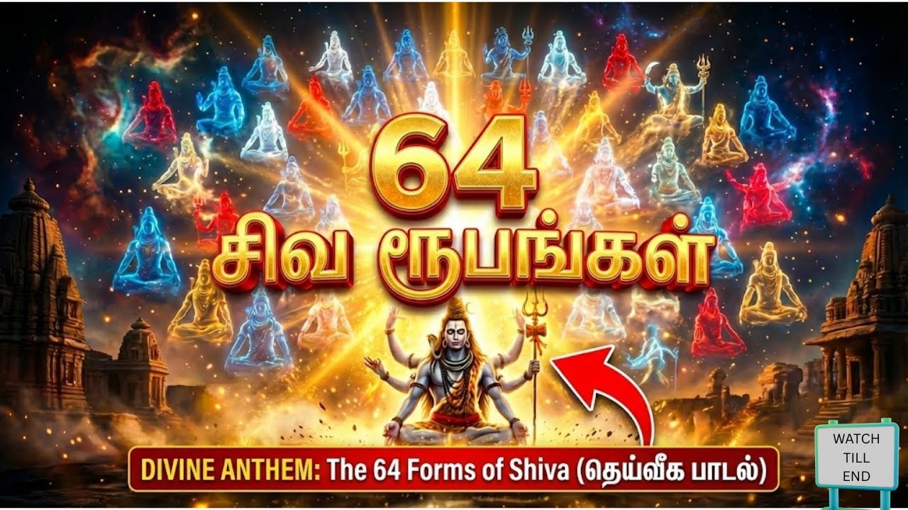 “சிவனின் 64 ரூபங்கள் — முதல் முறையாக ஒரே வீடியோவில்! தெய்வீக அனுபவம்!!!