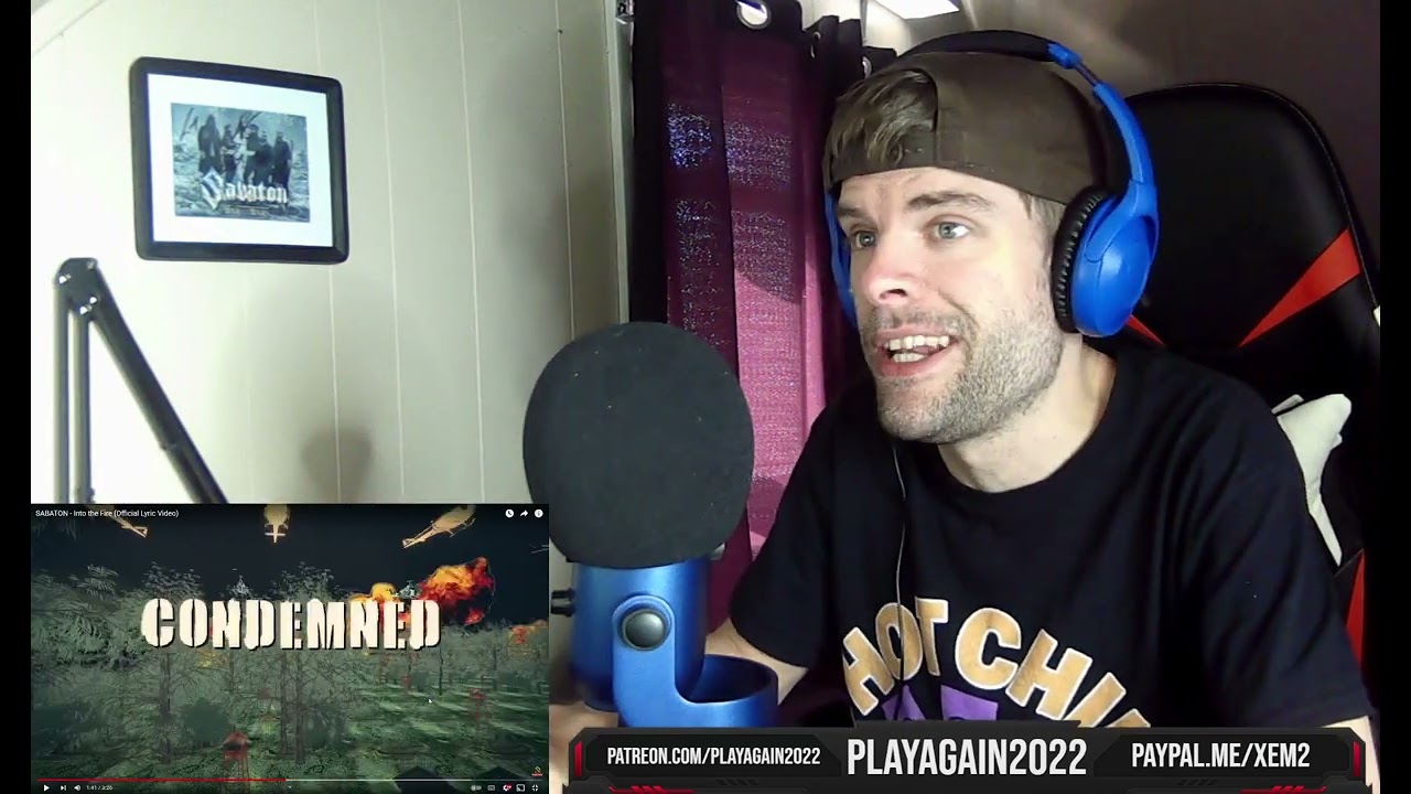 SABATON - Into the Fire (First Time Reaction)