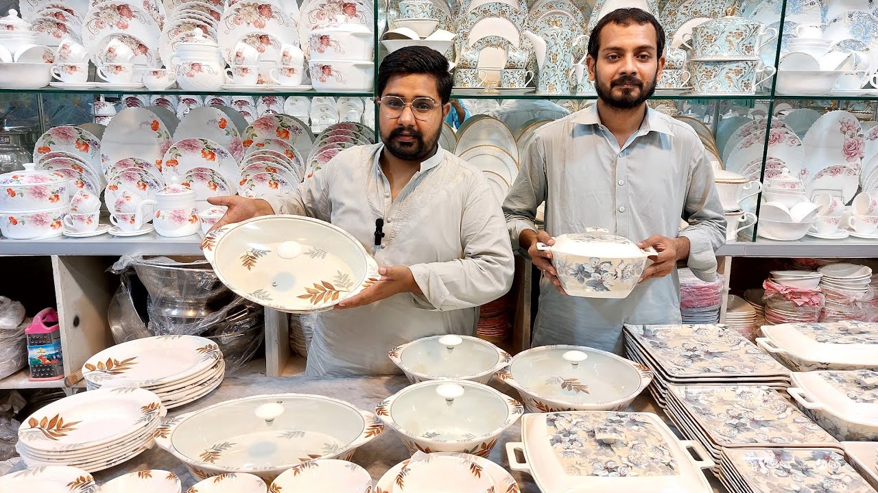 Melamine Dinner Set Glass Cover.Full print new style 72pc original quality sohail Traderd Faisalabad