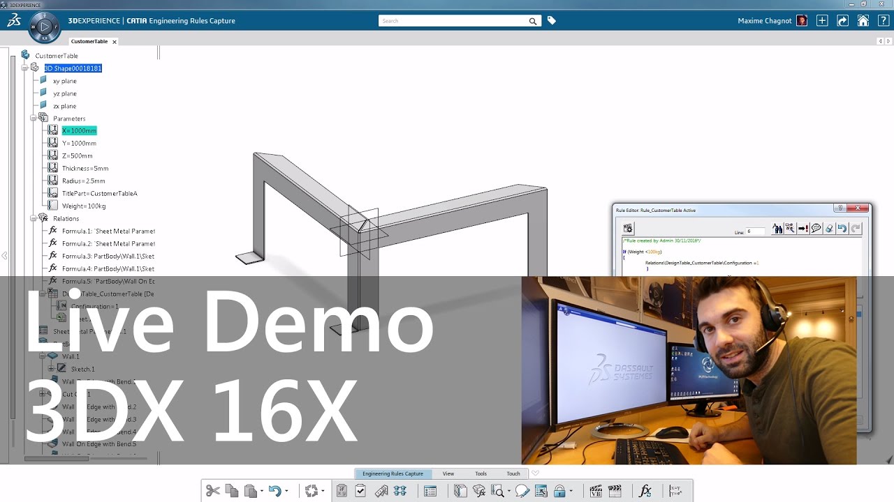 Live Demo 3DExperience 16X