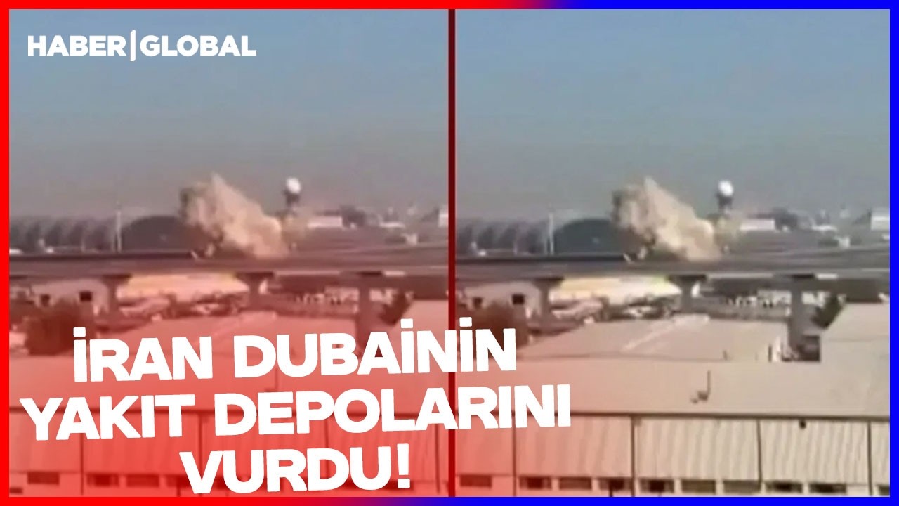 İran Dubai'nin Yakıt Depolarını Vurdu! Artık Kimse Güvende Değil
