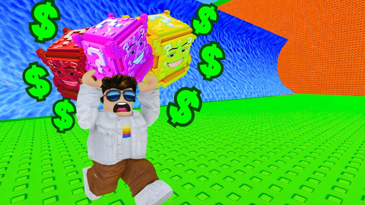 I GOT SOO MANY LUCKY BLOCKS IN ESCAPE TSUNAMI FOR BRAINROTS!!