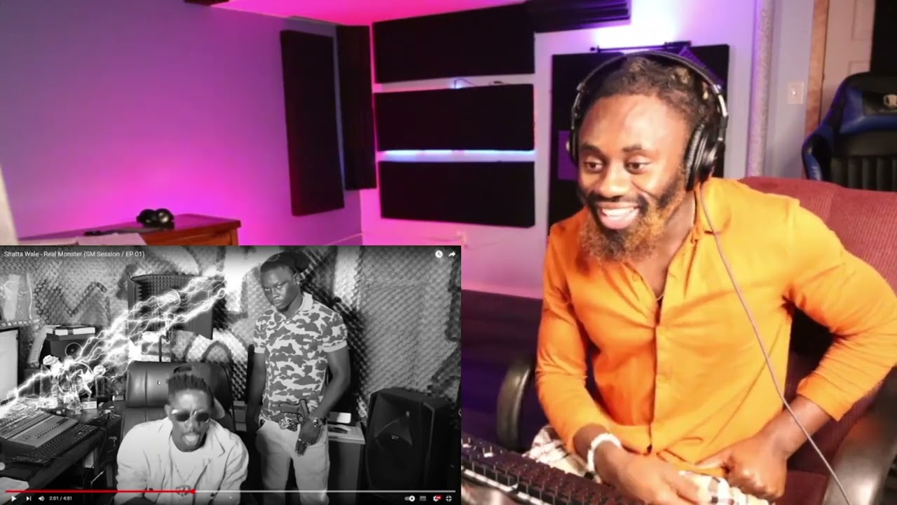 IS HE KING OG DANCEHALL!? | Shatta Wale - Real Monster (SM Session / EP 01) (REACTION!!!)