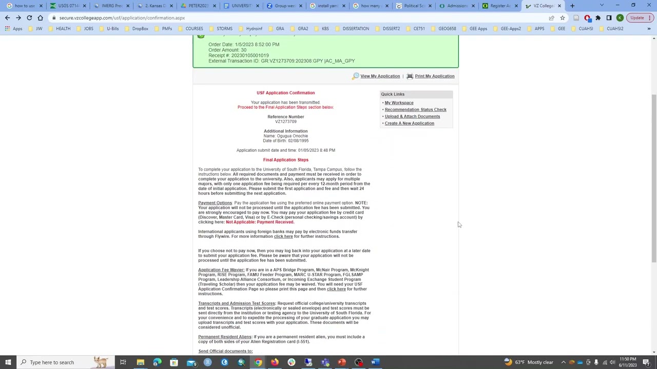 Chapter 1 (Part 10): Submitting Scholarships and Admission Applications with Success