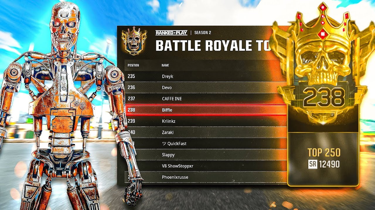 #1 WARZONE PRO GETS TOP 250 IN RANKED...