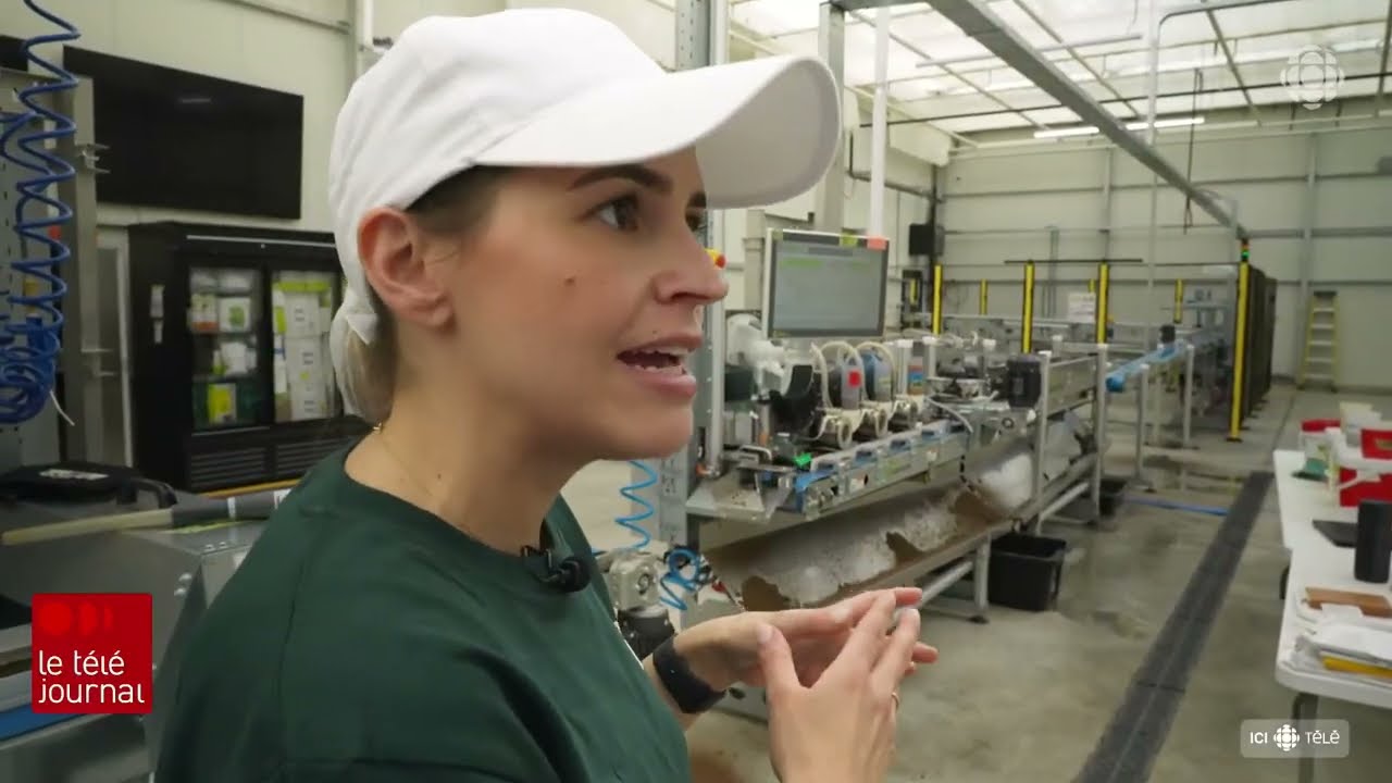 Radio-Canada Info visits  Haven Greens fully automated Greenhouse #french  #tj22h