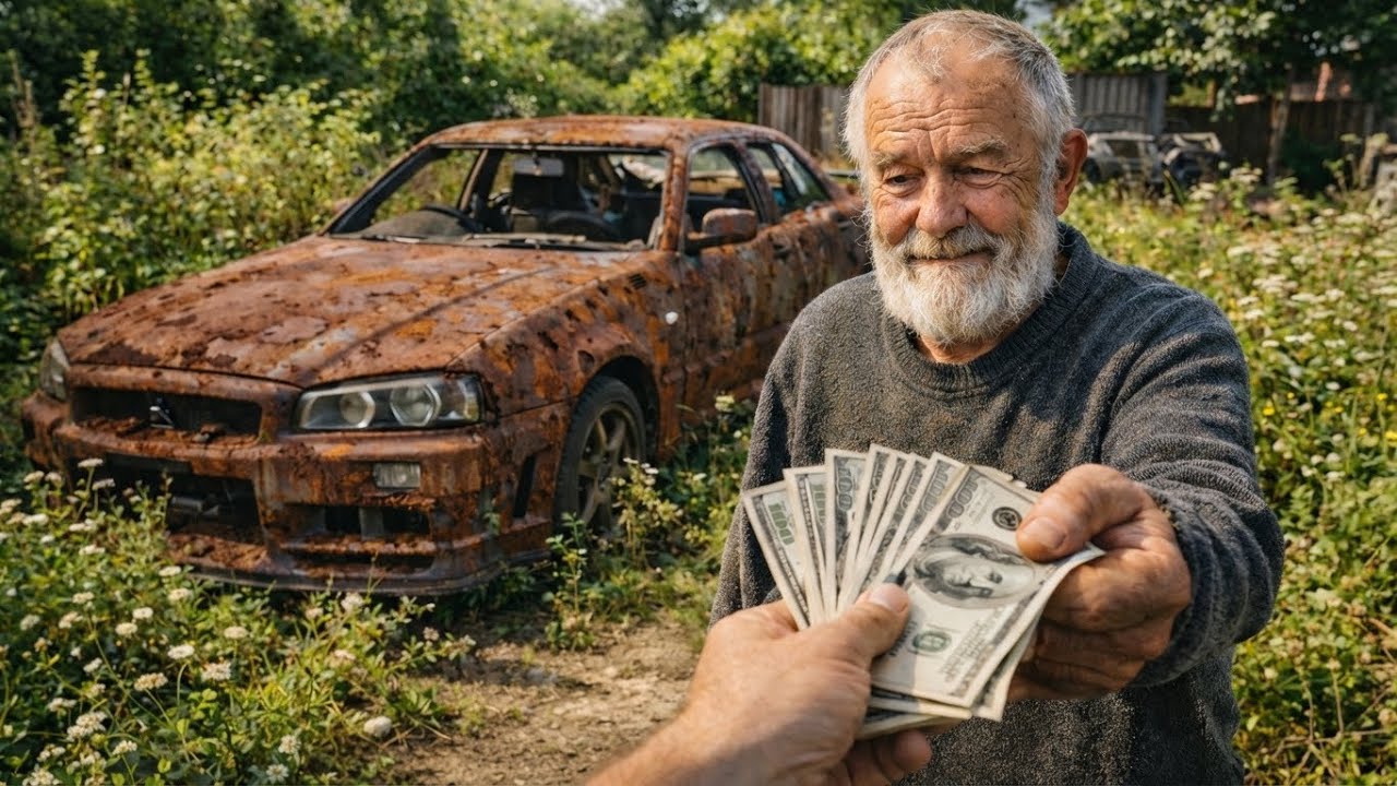 We Found a 2002 Nissan Skyline R34 for $1,000... Then Restored It || ASMR!