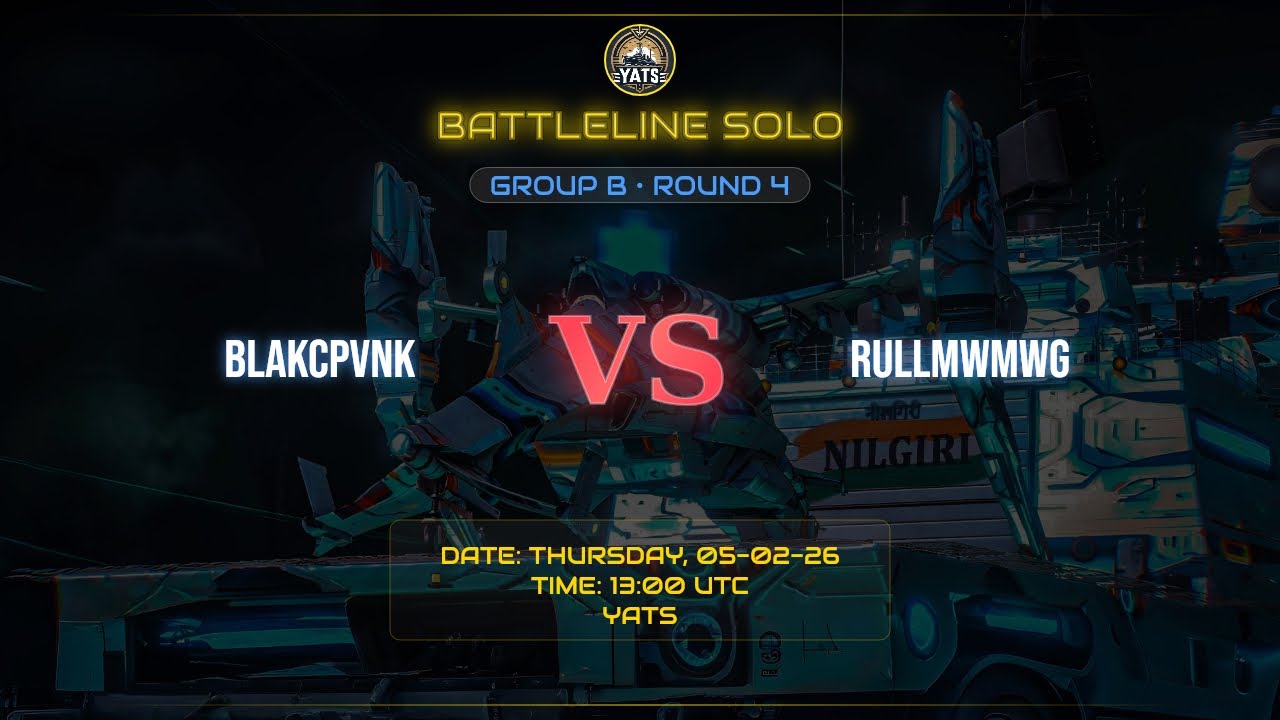 BATTLELINE SOLO || R4 ||  BLAKCPVNK VS RULLMWMWG