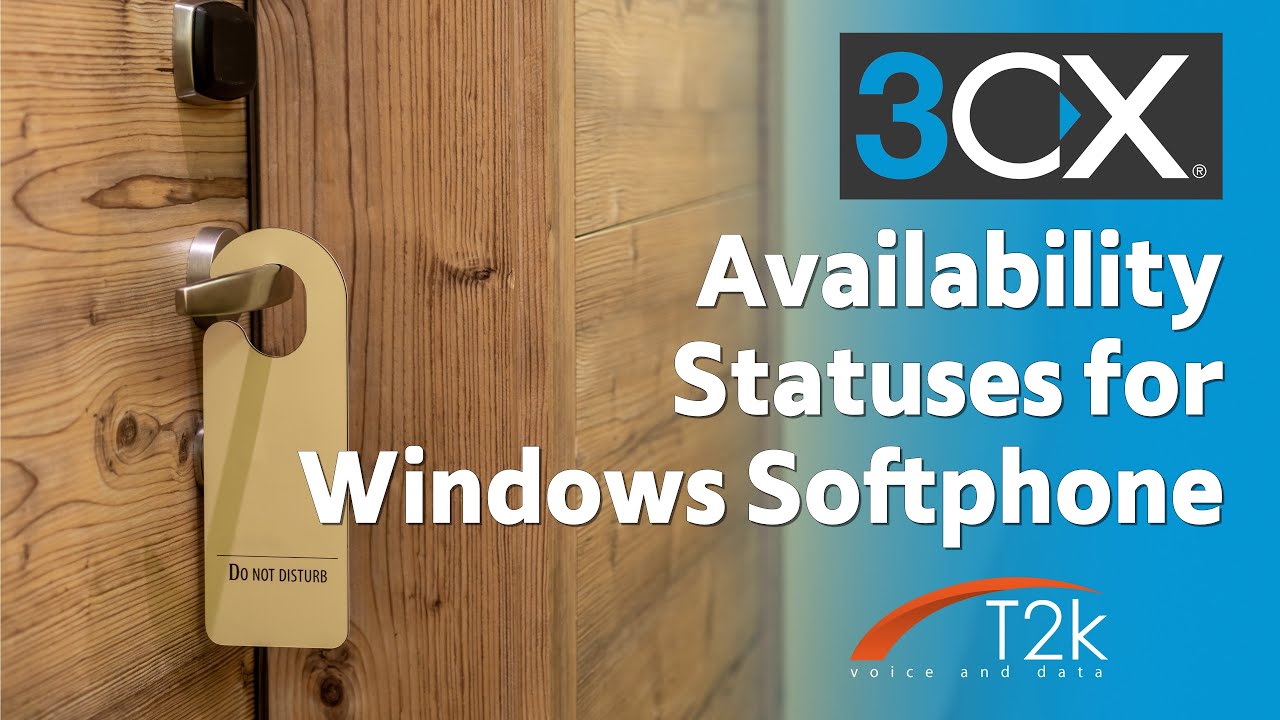 3CX Availability Statuses with the Windows Softphone