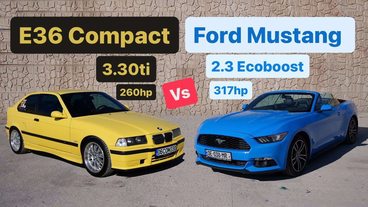 Mustang 2.3 Ecoboost vs COM 3.30ti - En Küçük Motorlu Mustang - Performansı Yeterli Mi?