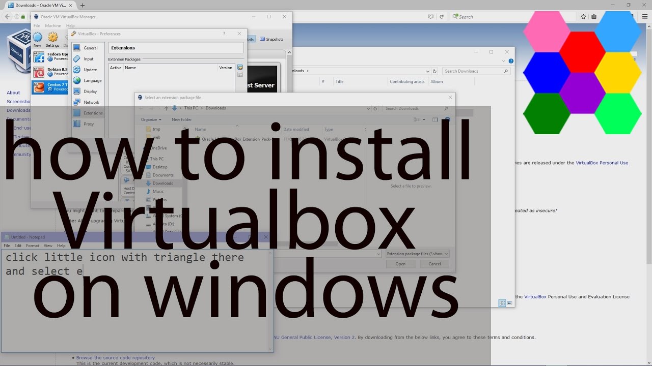 How to Install Virtual Box Software on Windows 10