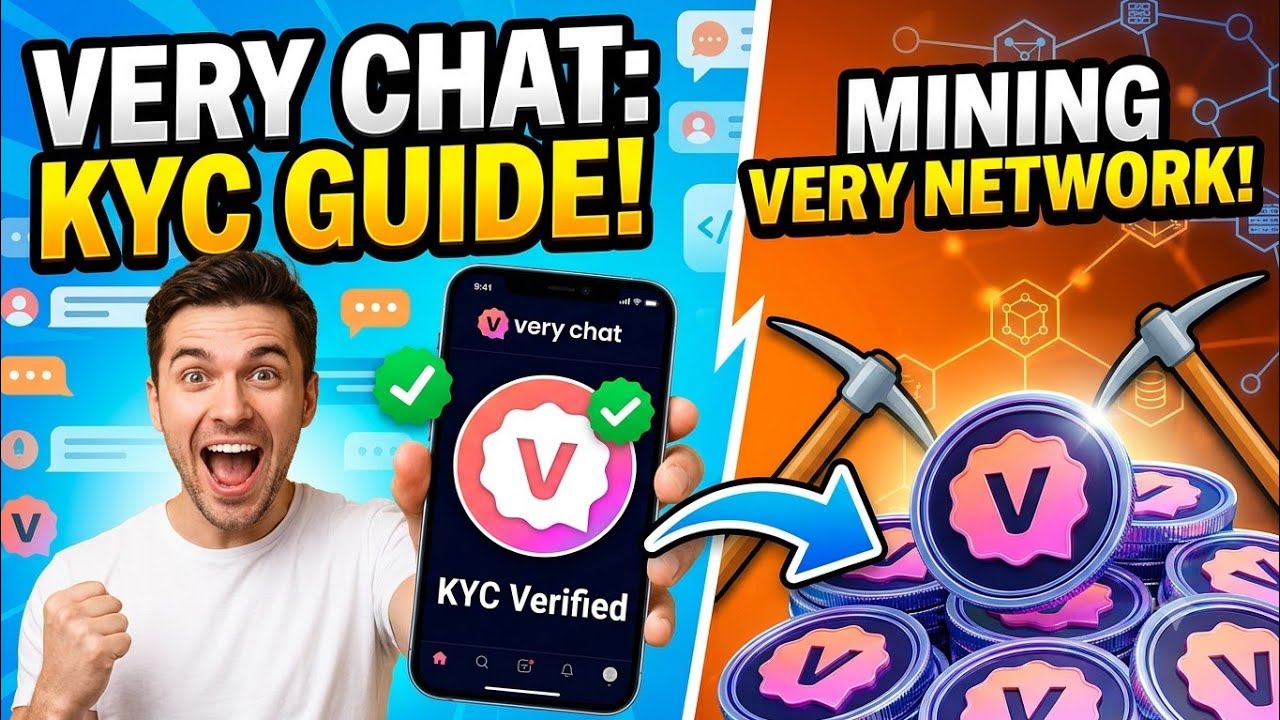 Very chat KYC guide ✅ || watch full video without skip || Do mining daily regularly 👍
