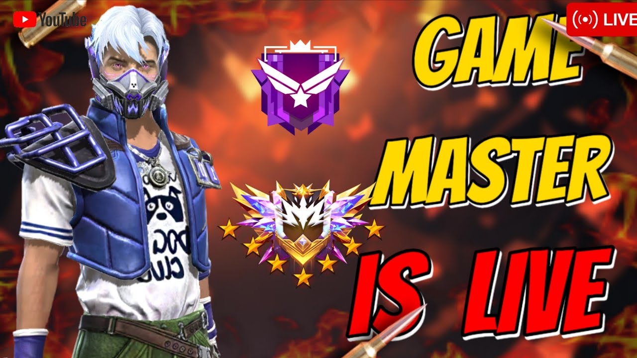 GAME MASTER YT is live and rank push and gameplay live streaming