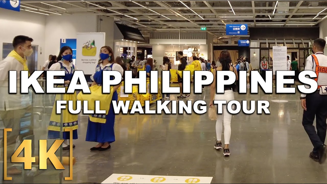 Full Walking Tour on the BIGGEST IKEA in the world! IKEA Philippines | 4K | Pasay City