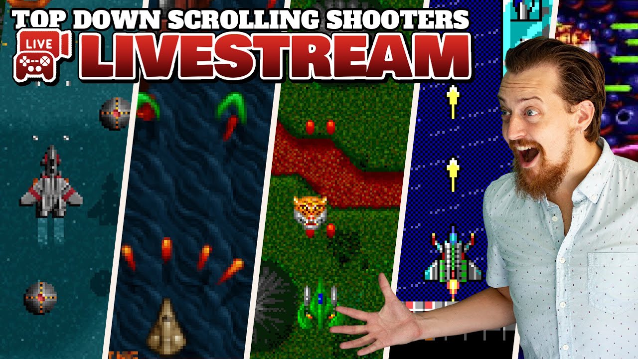 💥 The Best Shoot 'em up // Top Down Scrolling Shooters // SCHMUP Games 🔴 [ Livestream ]