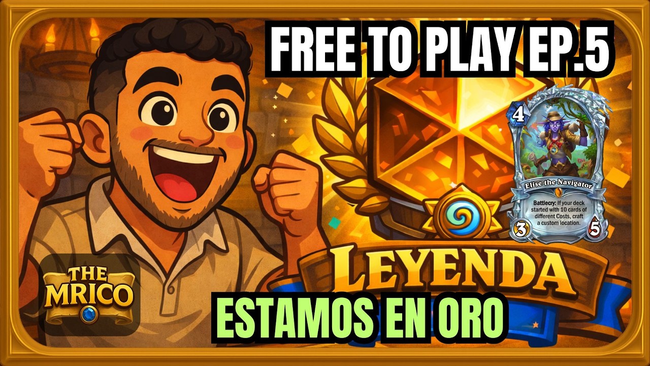 LEYENDA FREE TO PLAY EP 5!! 🤔 ANALIZAMOS LA SITUACIÓN Y YA ESTAMOS EN ORO [Hearthstone]